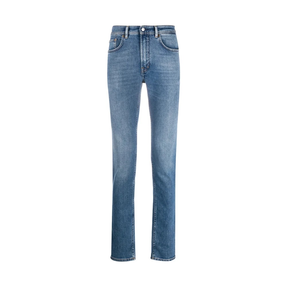 MID BLUE SKINNY FIT JEANS - 1