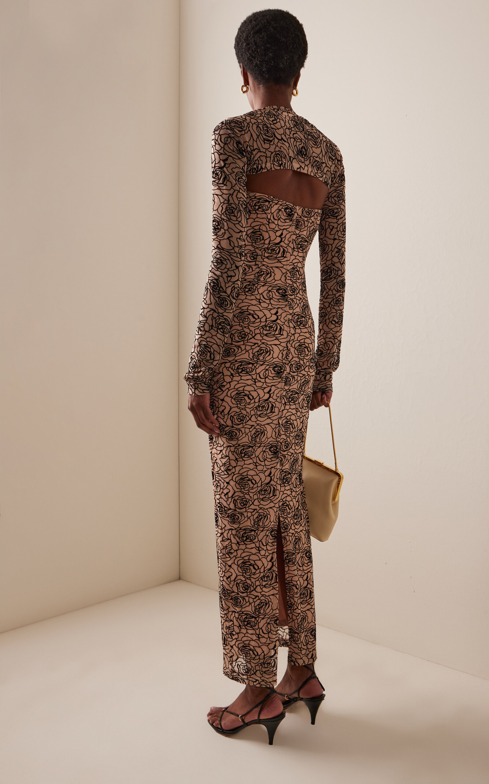 Floral Printed Strapless Dress multi - 4