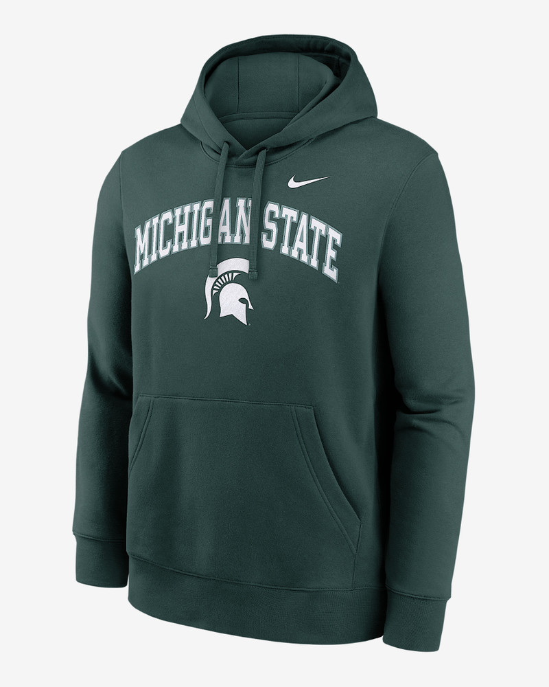 Michigan State Arch Men's Nike College Pullover Hoodie 1