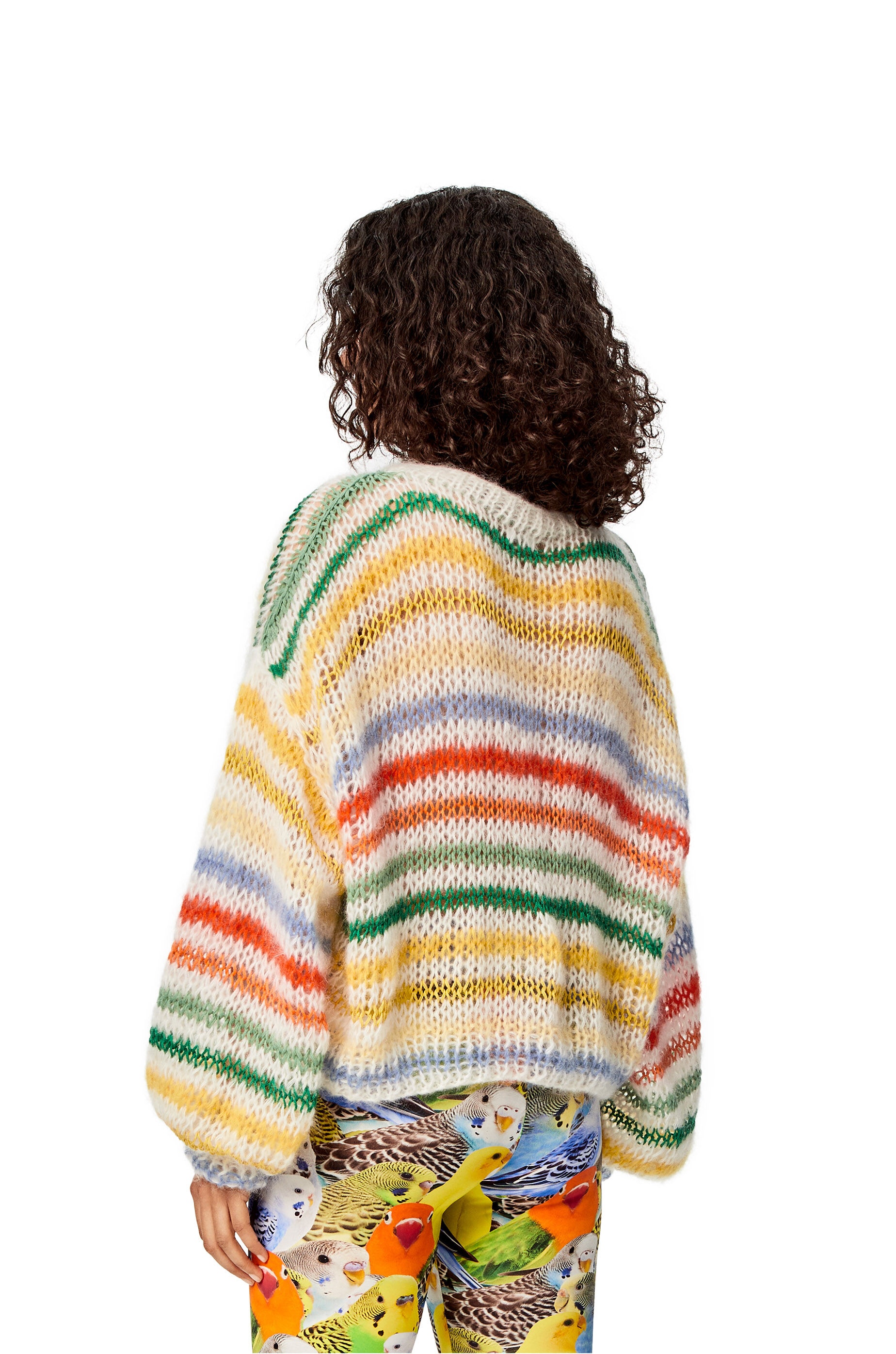 Stripe sweater in mohair - 4