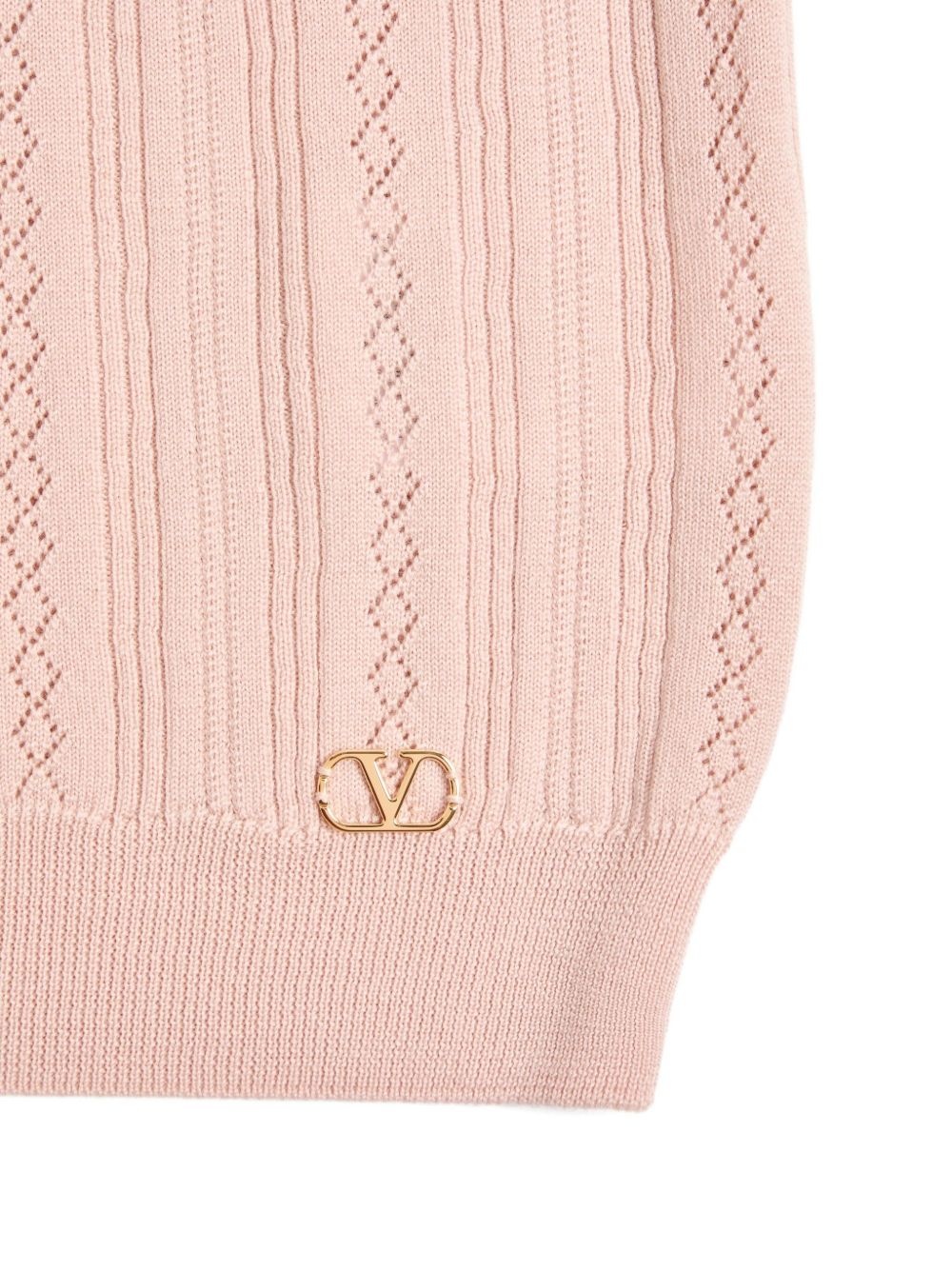 VLogo Signature ribbed sweater - 3