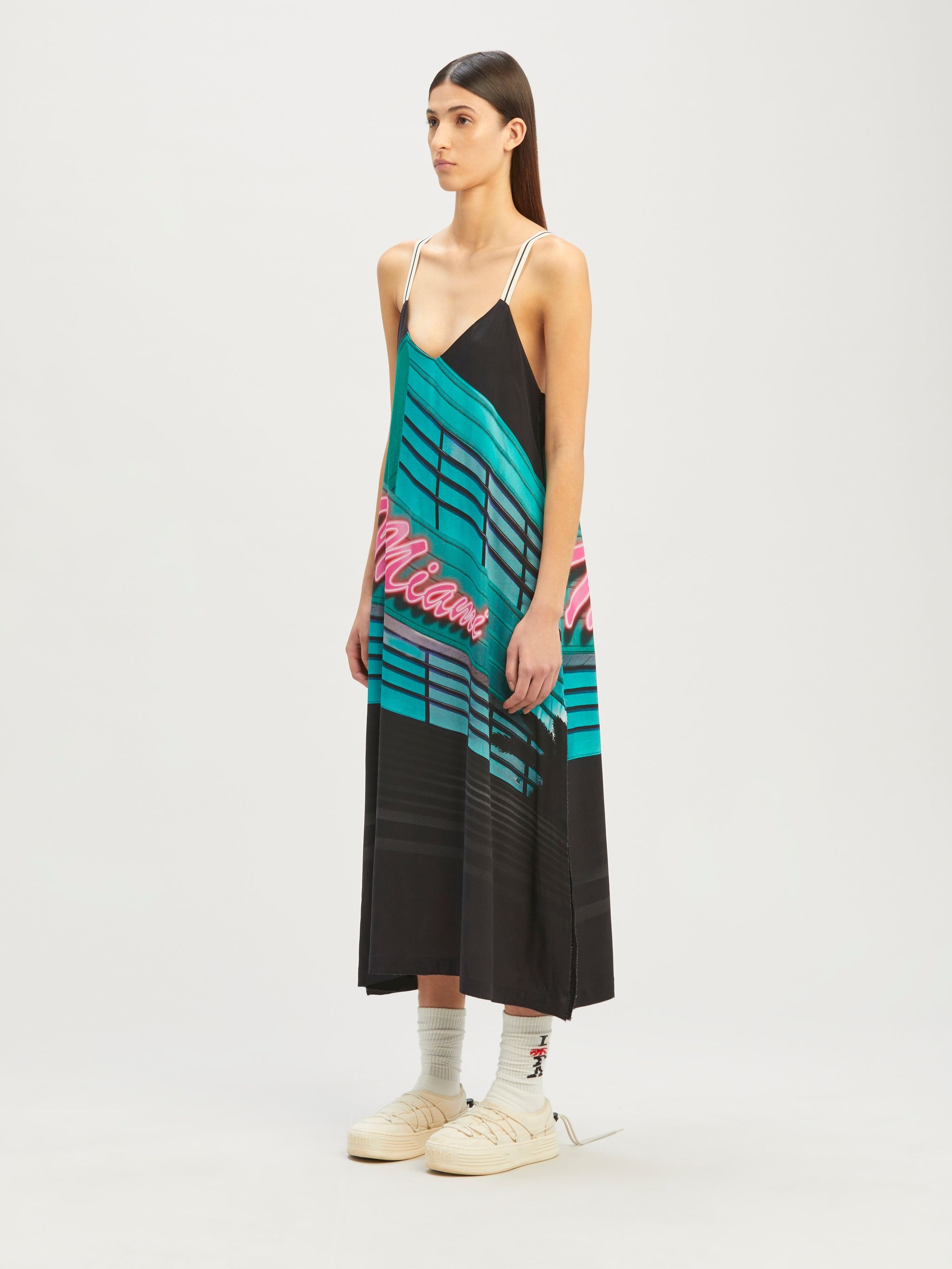 Miami Track Straps Midi Dress - 4