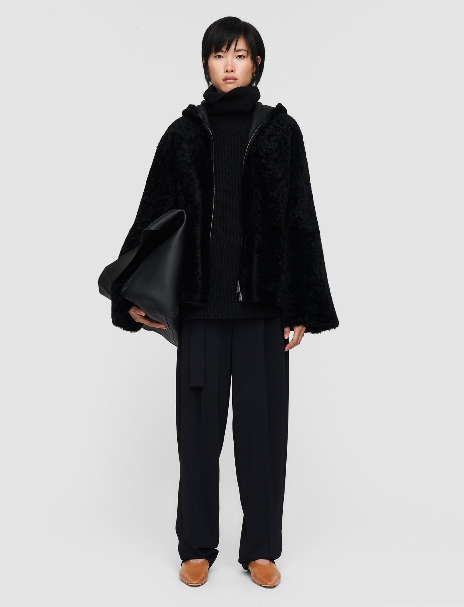 Reversible Shearling Cosser Coat - 2