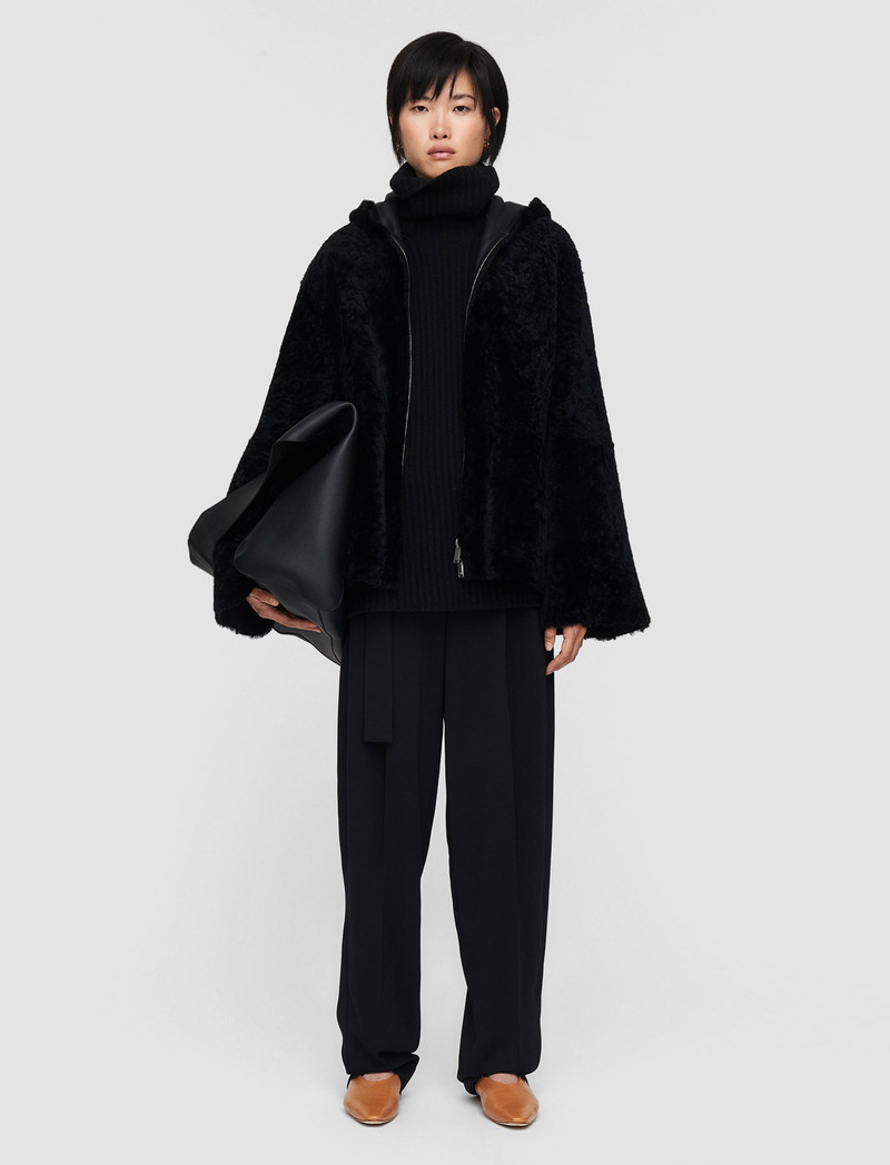 JOSEPH Reversible Shearling Cosser Coat outlook