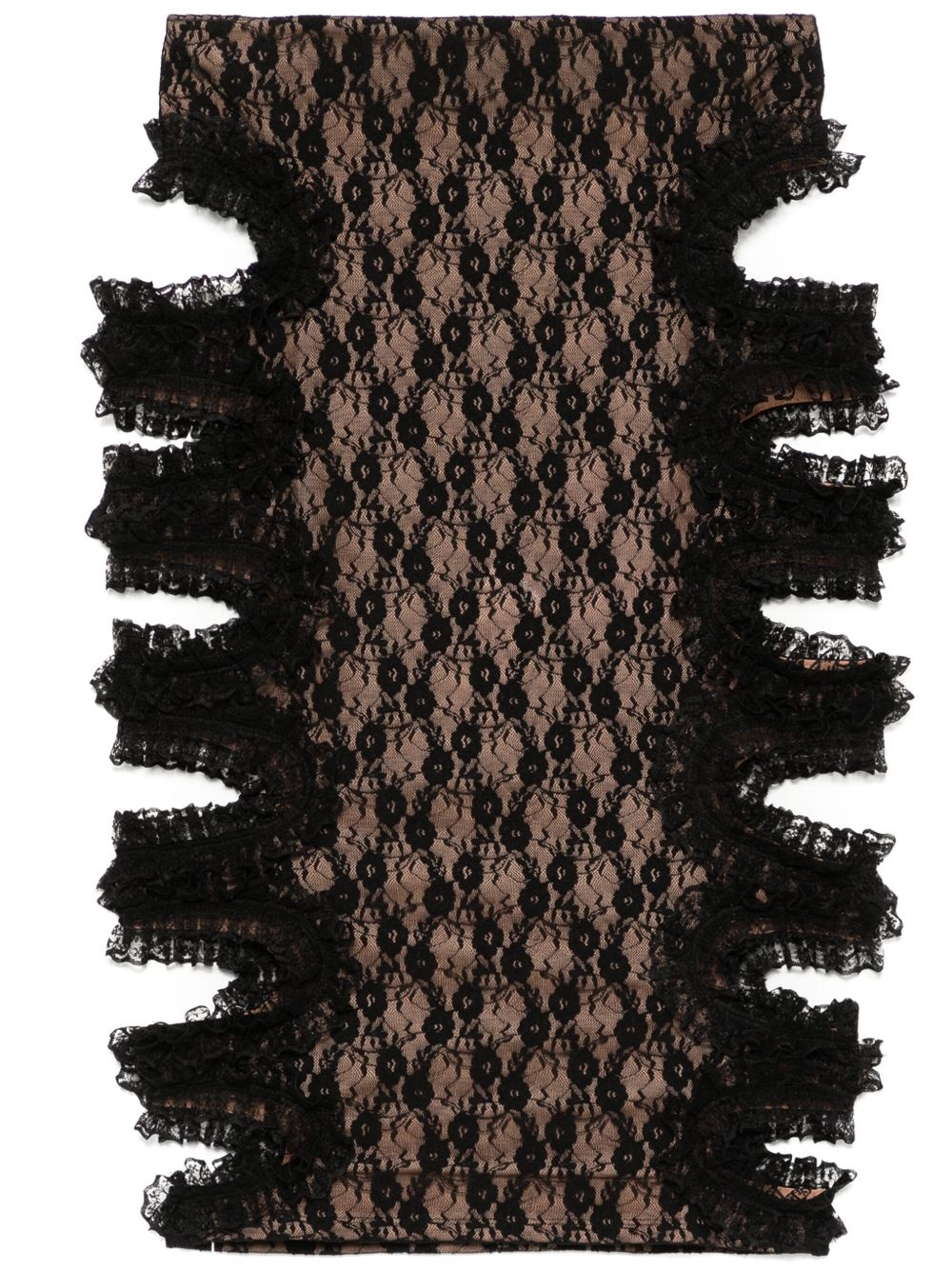 x Christopher Kane lace cut-out midi skirt - 1