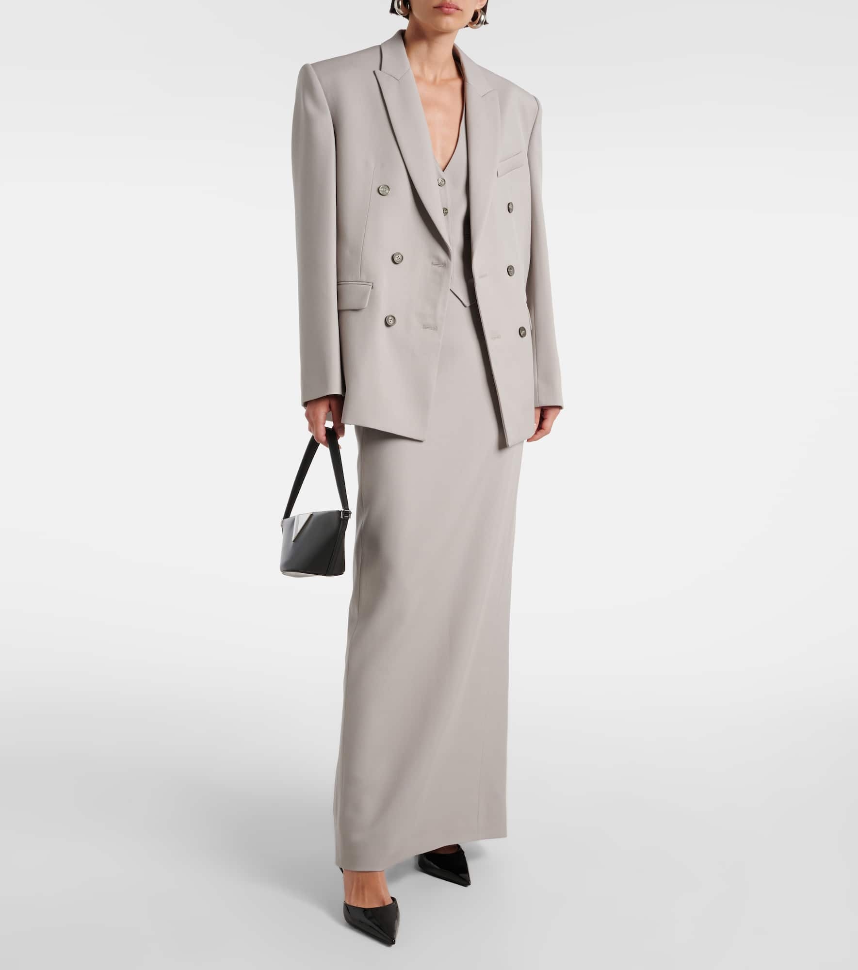 Column virgin wool maxi skirt - 2