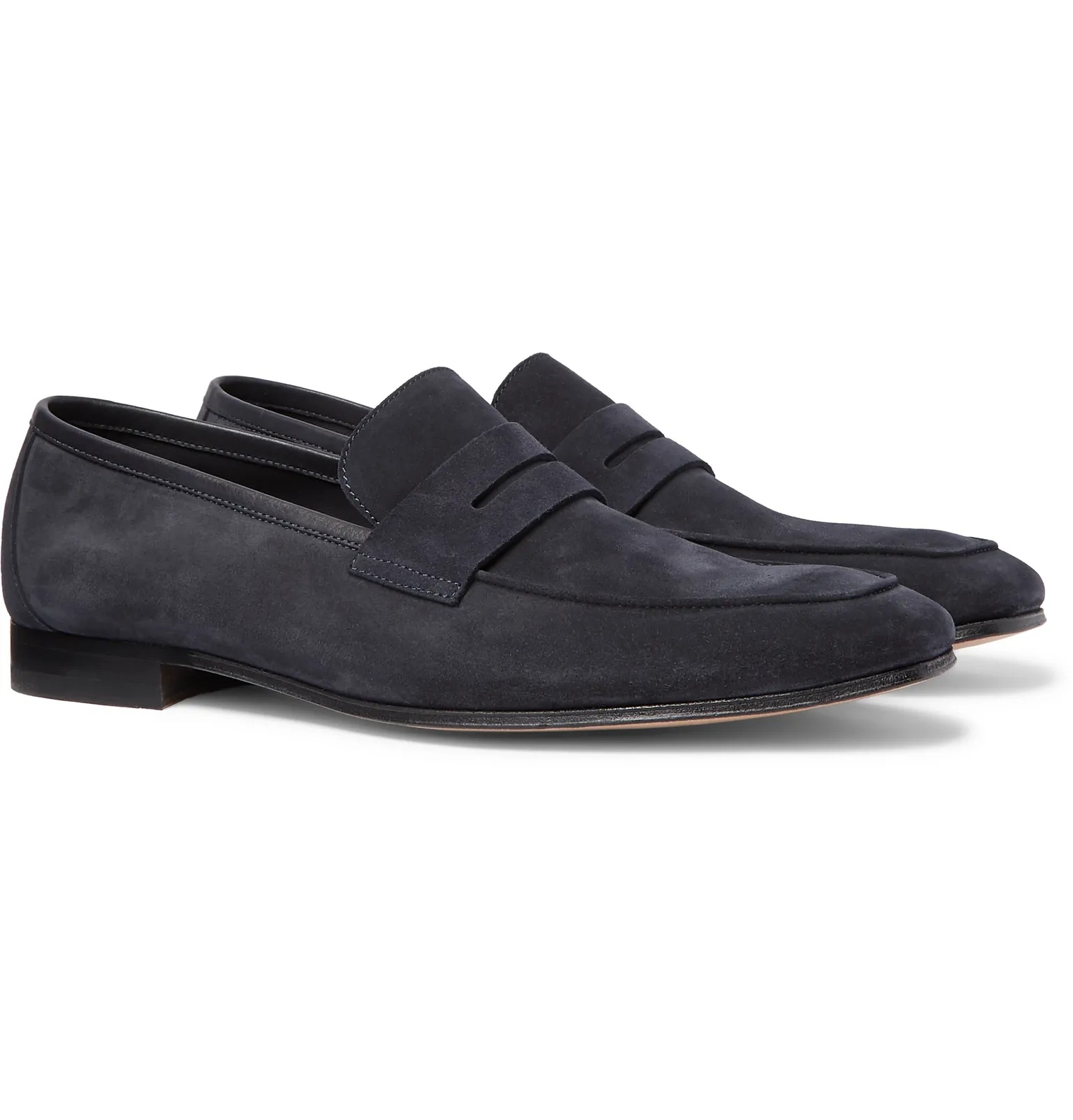 Glynn Suede Penny Loafers - 2