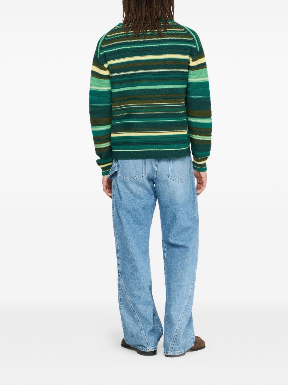 striped merino wool sweater - 2