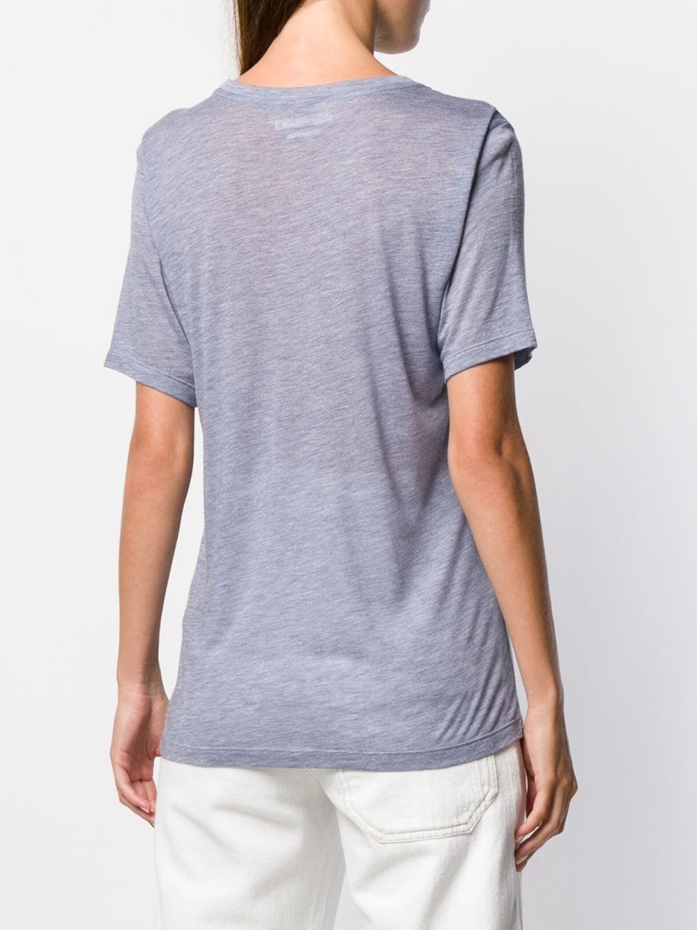 flared fit T-shirt - 4