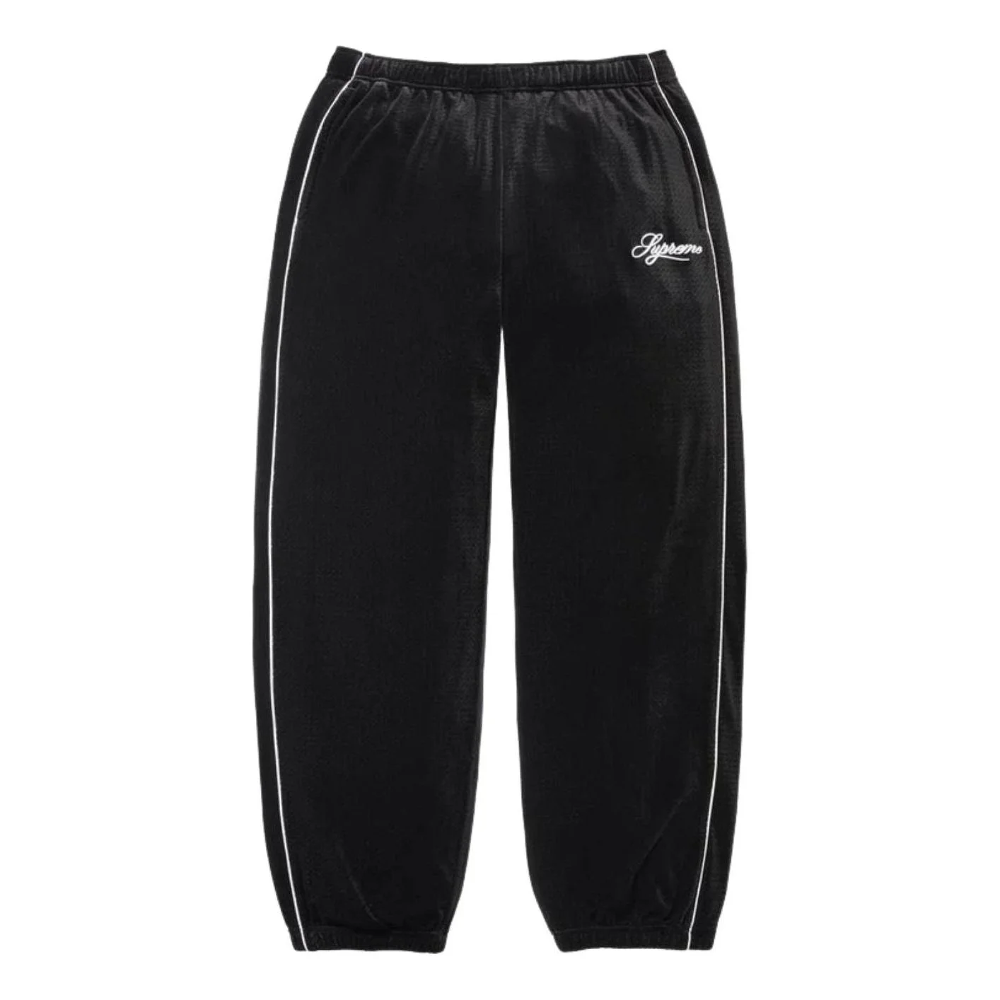 Supreme SS26 Velour Mesh Track Pant 'Black' SUP-SS26-128-BLK - 1
