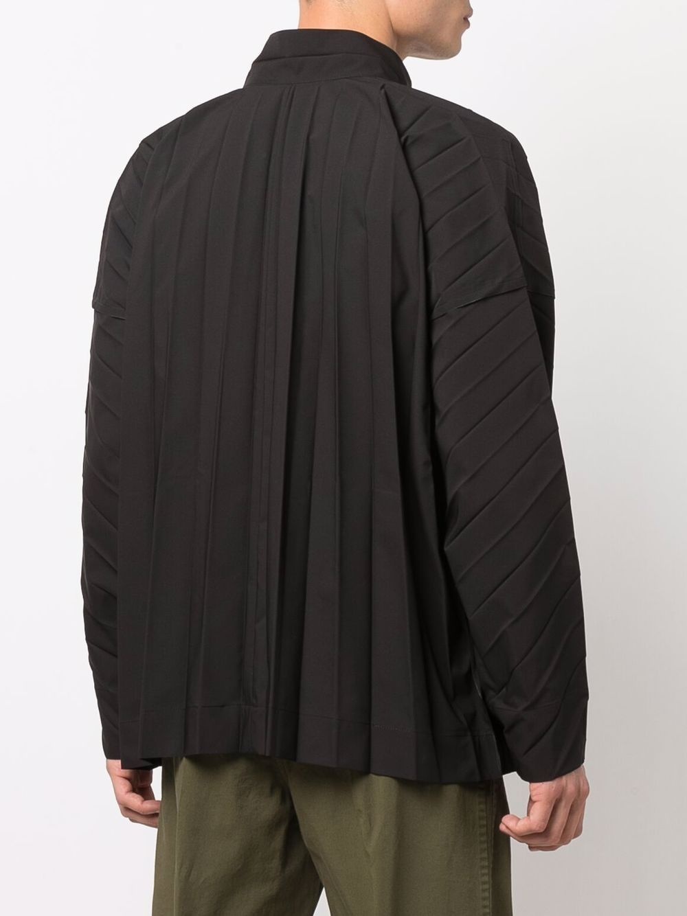 lightweight pleated jacket - 4