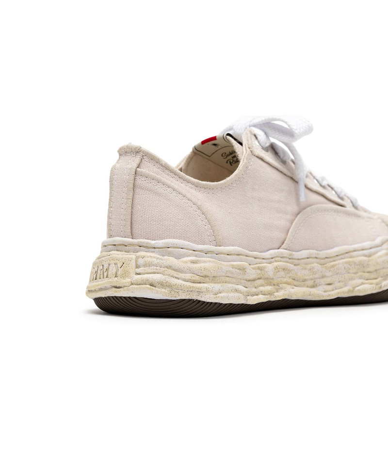 "PETERSON23" OG Sole Vintage Effect Embroidered Canvas Low-top Sneaker 16