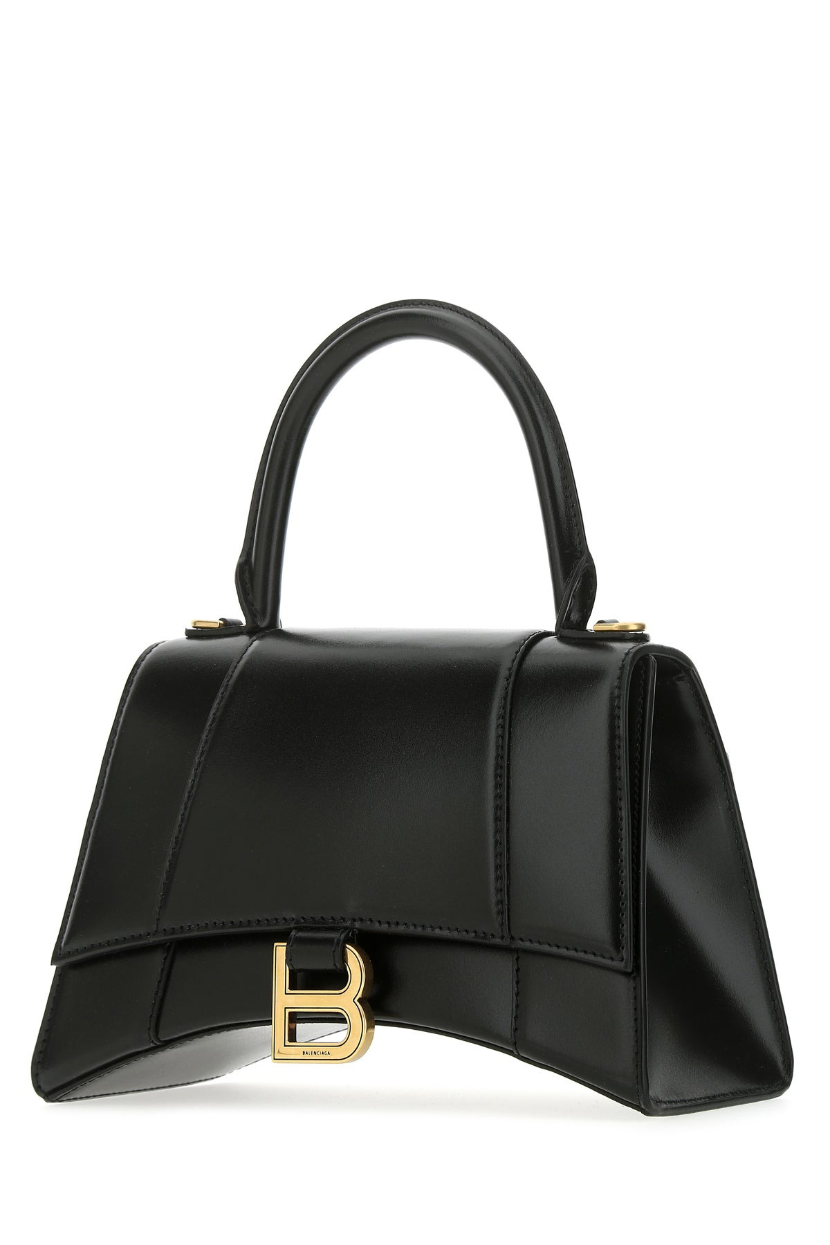 Black leather small Hourglass handbag - 2