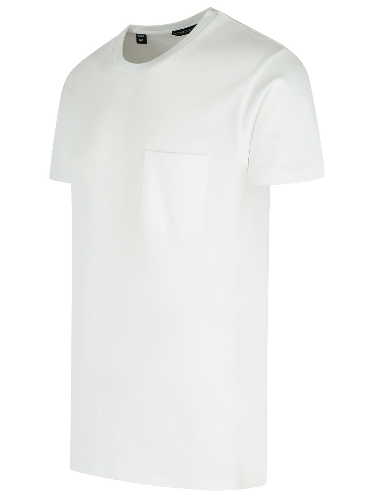 Tom Ford White Cotton T-Shirts Men - 2