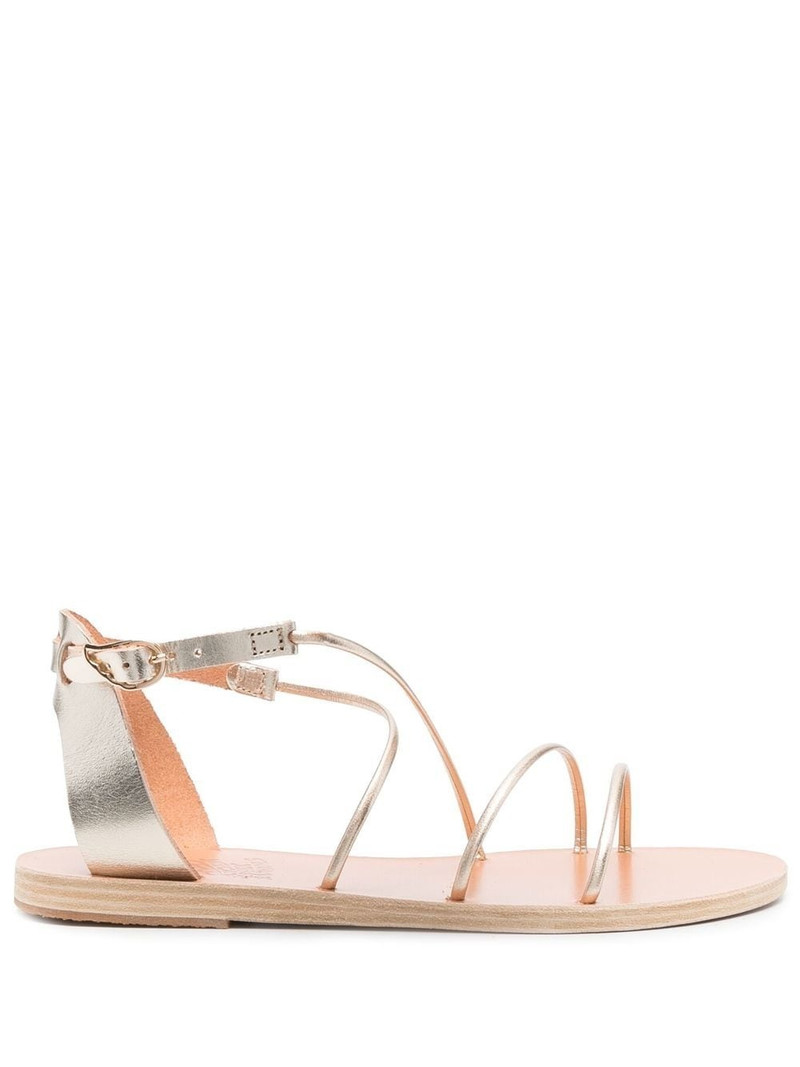 Meloivia metallic-effect sandals 1