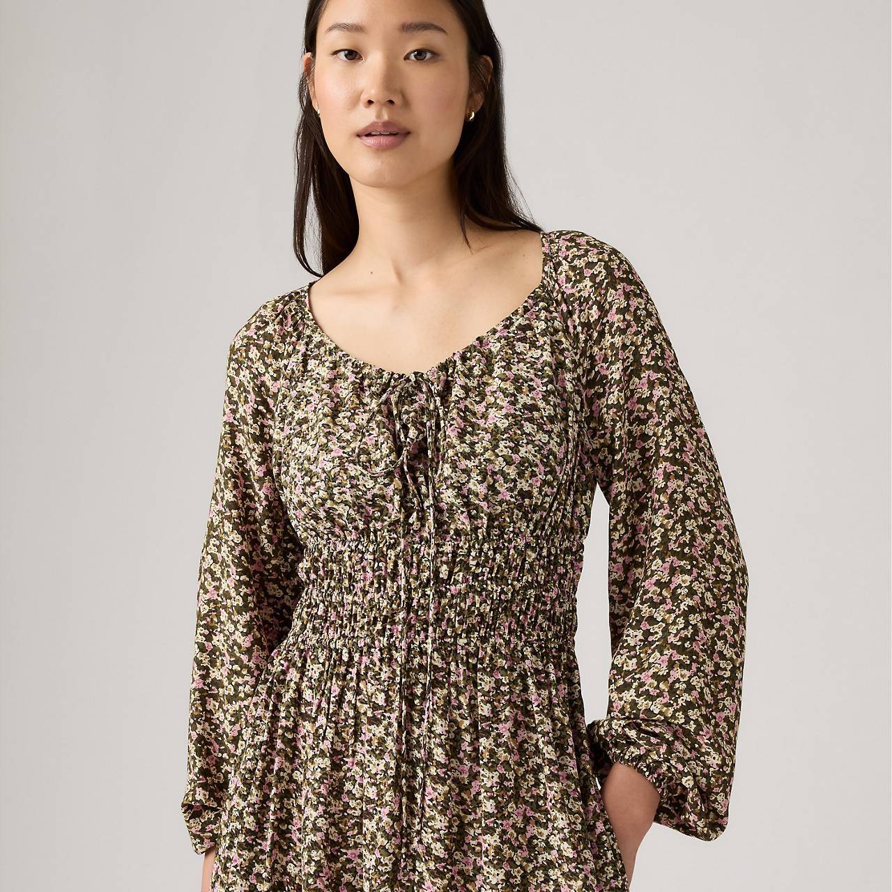 TESS SMOCKED DRESS - 4