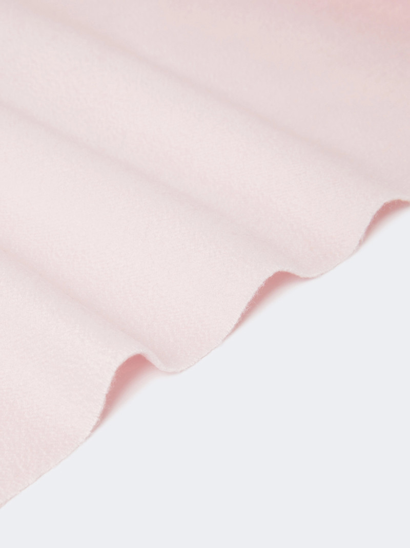 BACI Embroidered and fringed cashmere stole - PINK 3