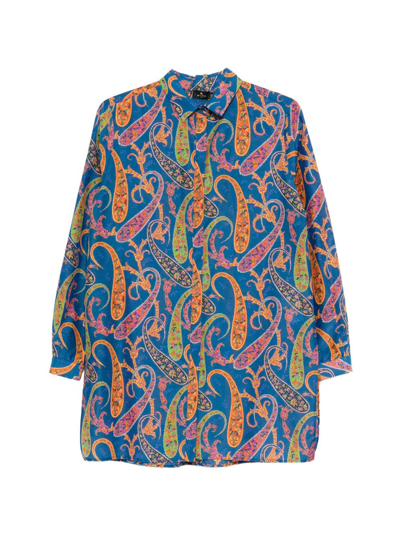 paisley-print shirt 1
