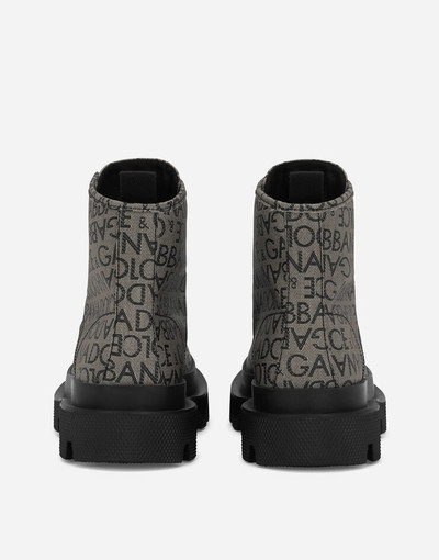 Dolce & Gabbana Coated jacquard ankle boots outlook