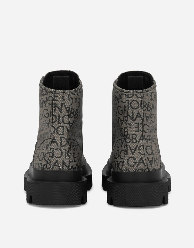 Dolce & Gabbana Coated jacquard ankle boots outlook