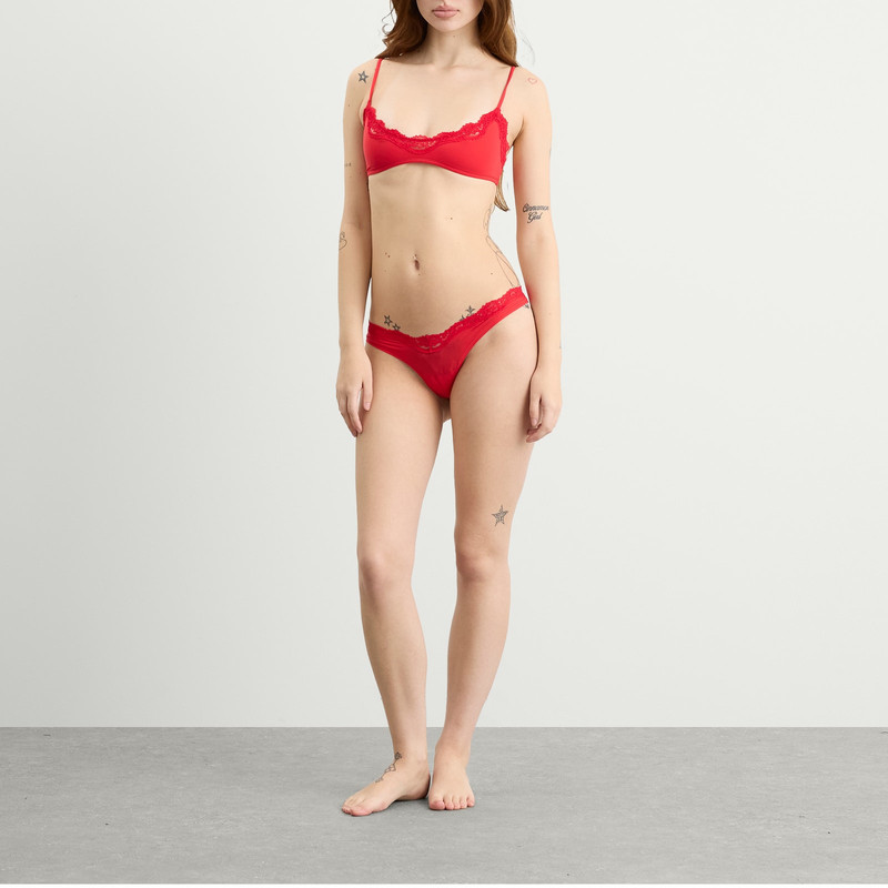 SKIMS SKIMS Fits Everybody Lace Scoop Bralette 2 Pack outlook