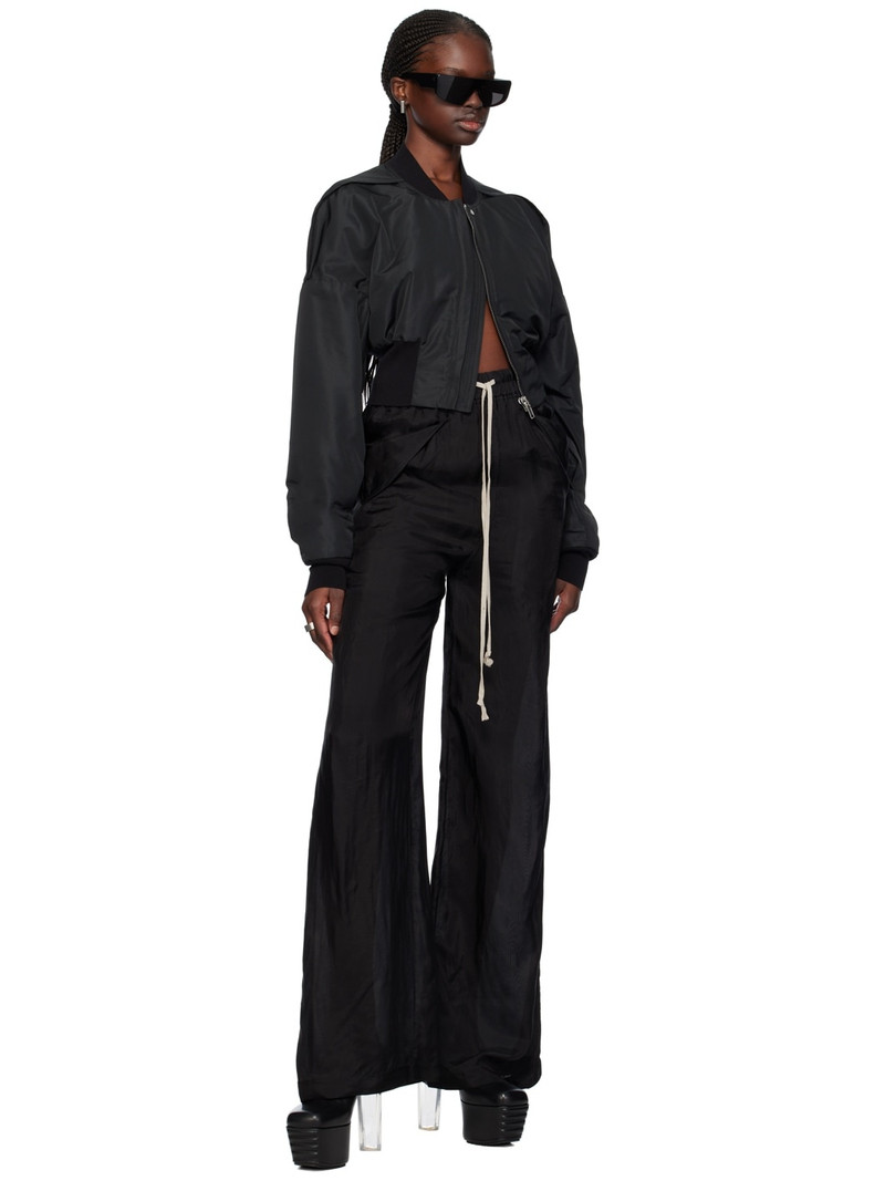 Rick Owens Black Flight Bomber Jacket outlook