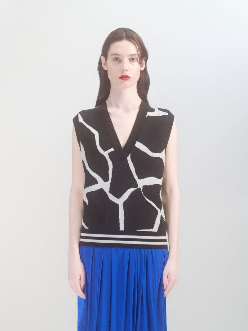 Dries Van Noten KNIT SLEEVELESS TOP outlook