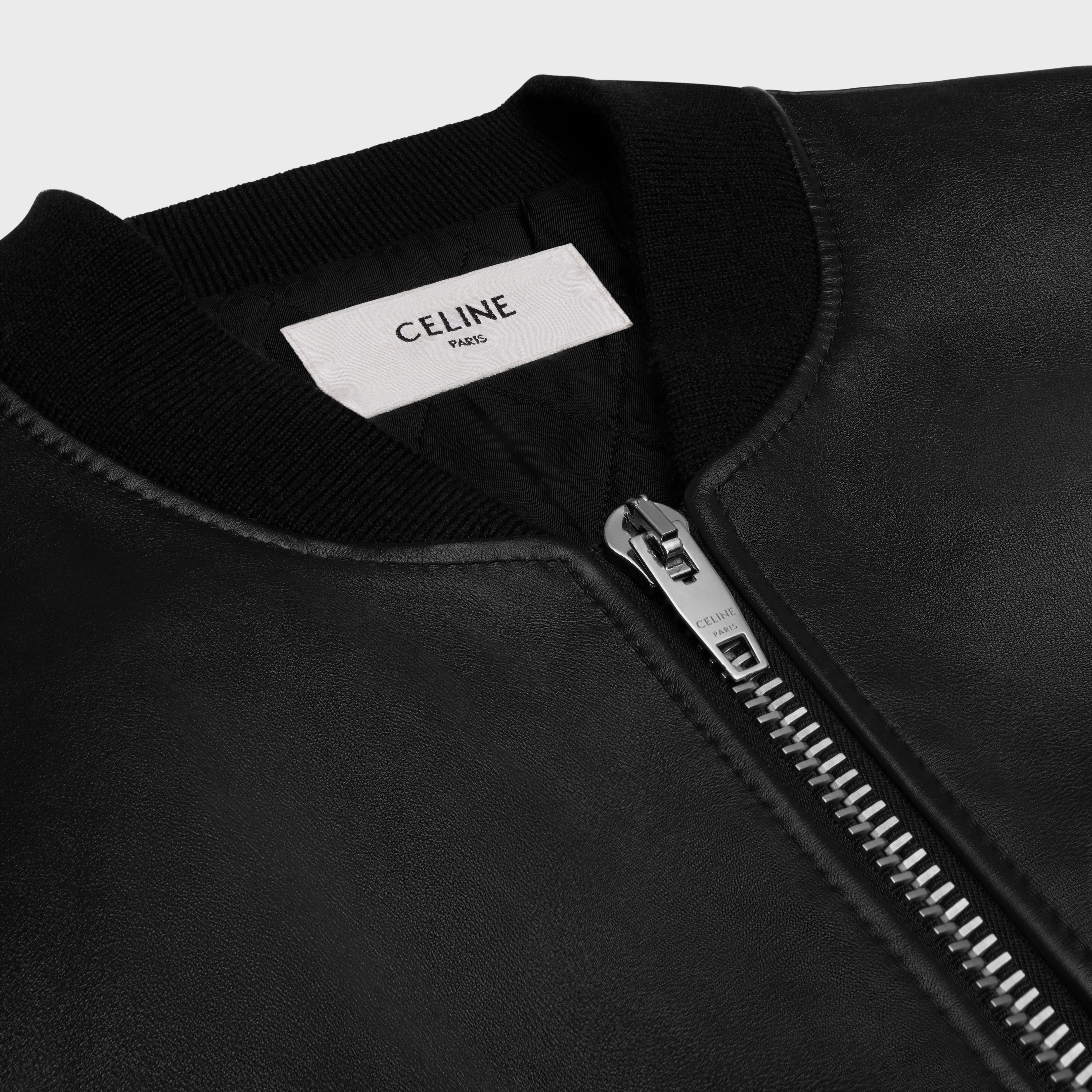ジャケット CELINE | OVERSIZED BOMBER JACKET IN CALFSKIN CELINE oversized teddy jacket in calfskin | REVERSIBLE
