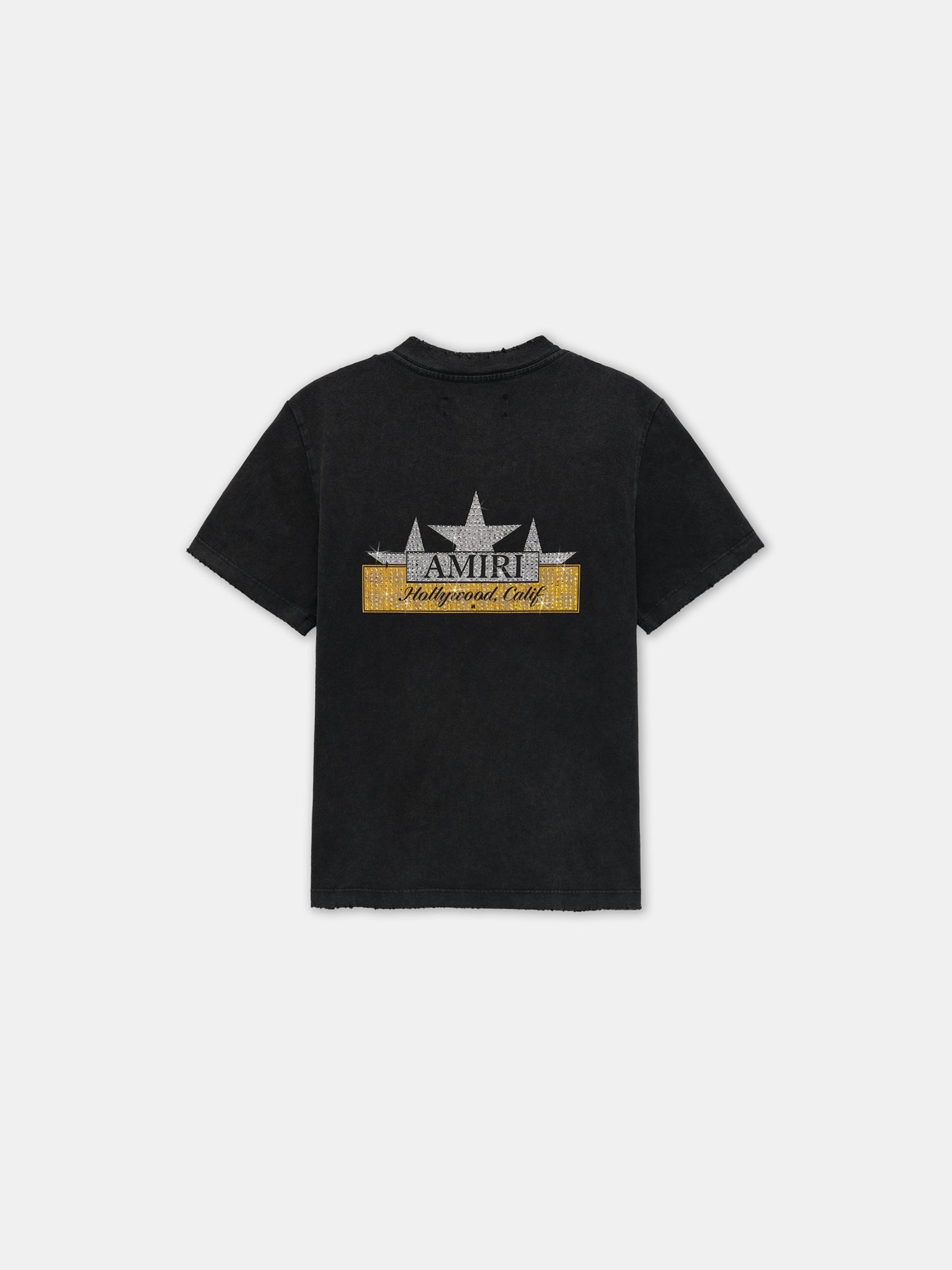 AMIRI WOMEN'S VINTAGE AMIRI CRYSTAL STAR TEE | REVERSIBLE