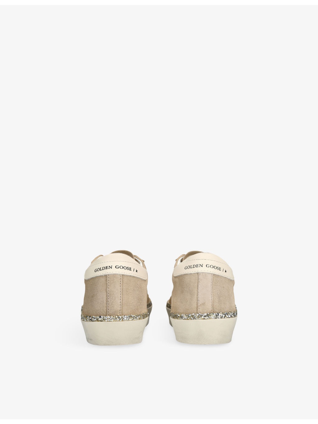 Hi Star 15711 Glitter-Embellished Suede Low-Top Trainers - 4