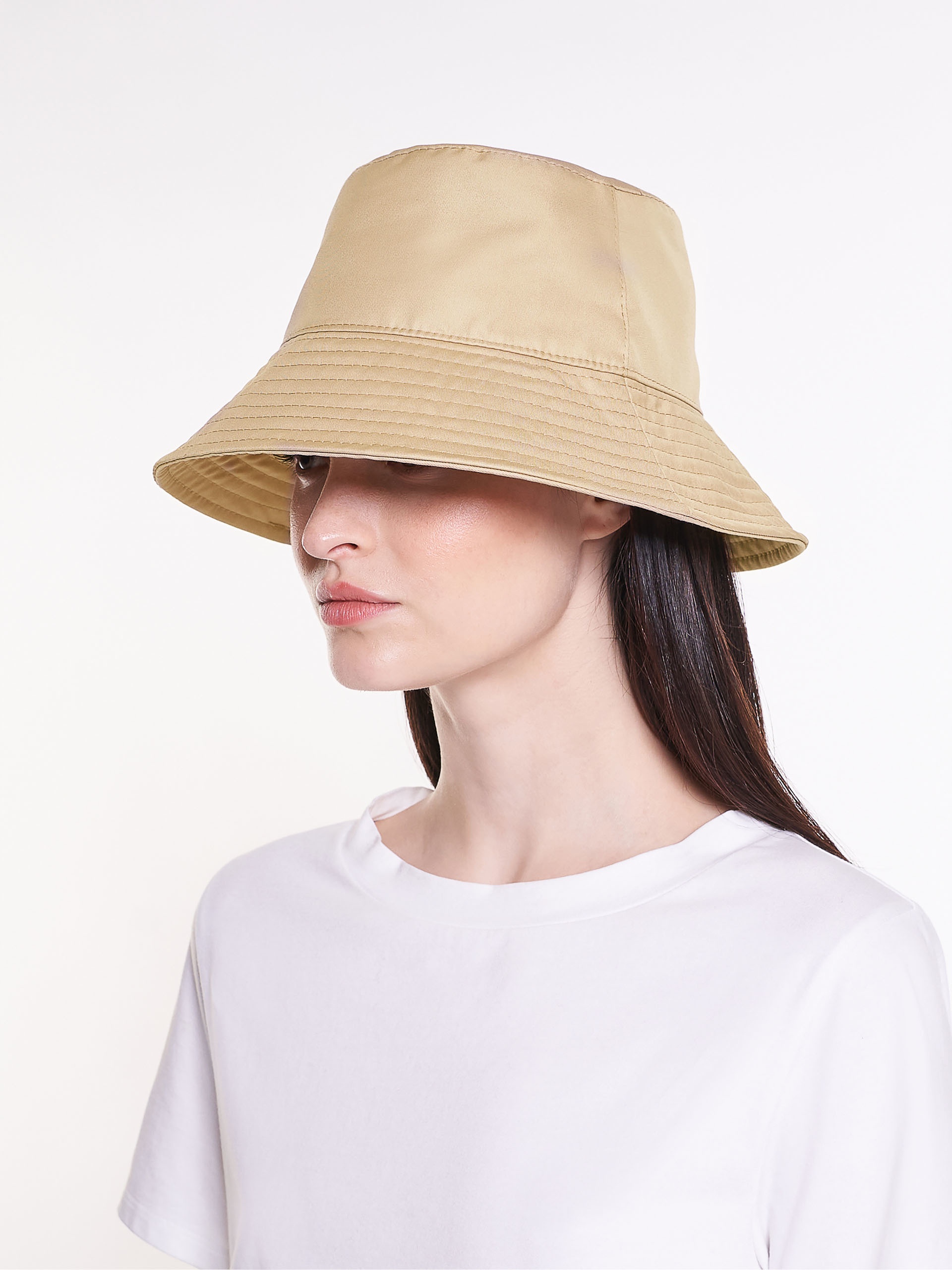 RADURE Cotton and technical fabric cloche hat - 3