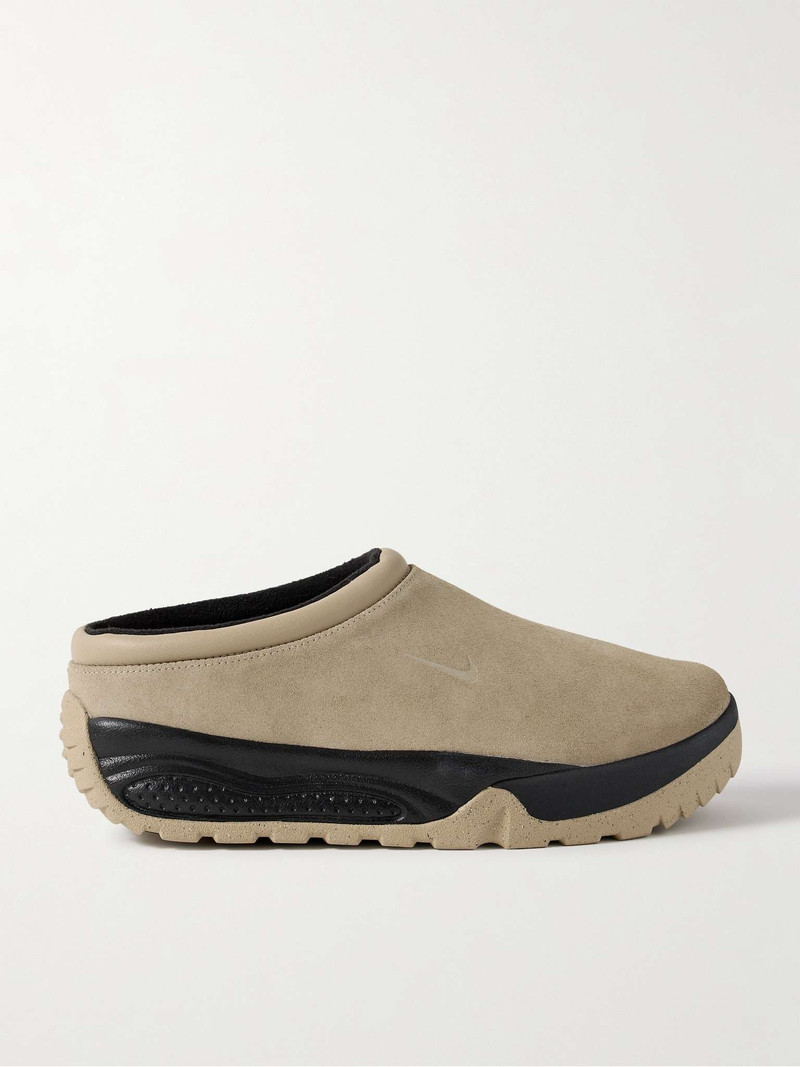 ACG Rufus Leather-Trimmed 스웨드 미끄러짐에 운동화 - 1