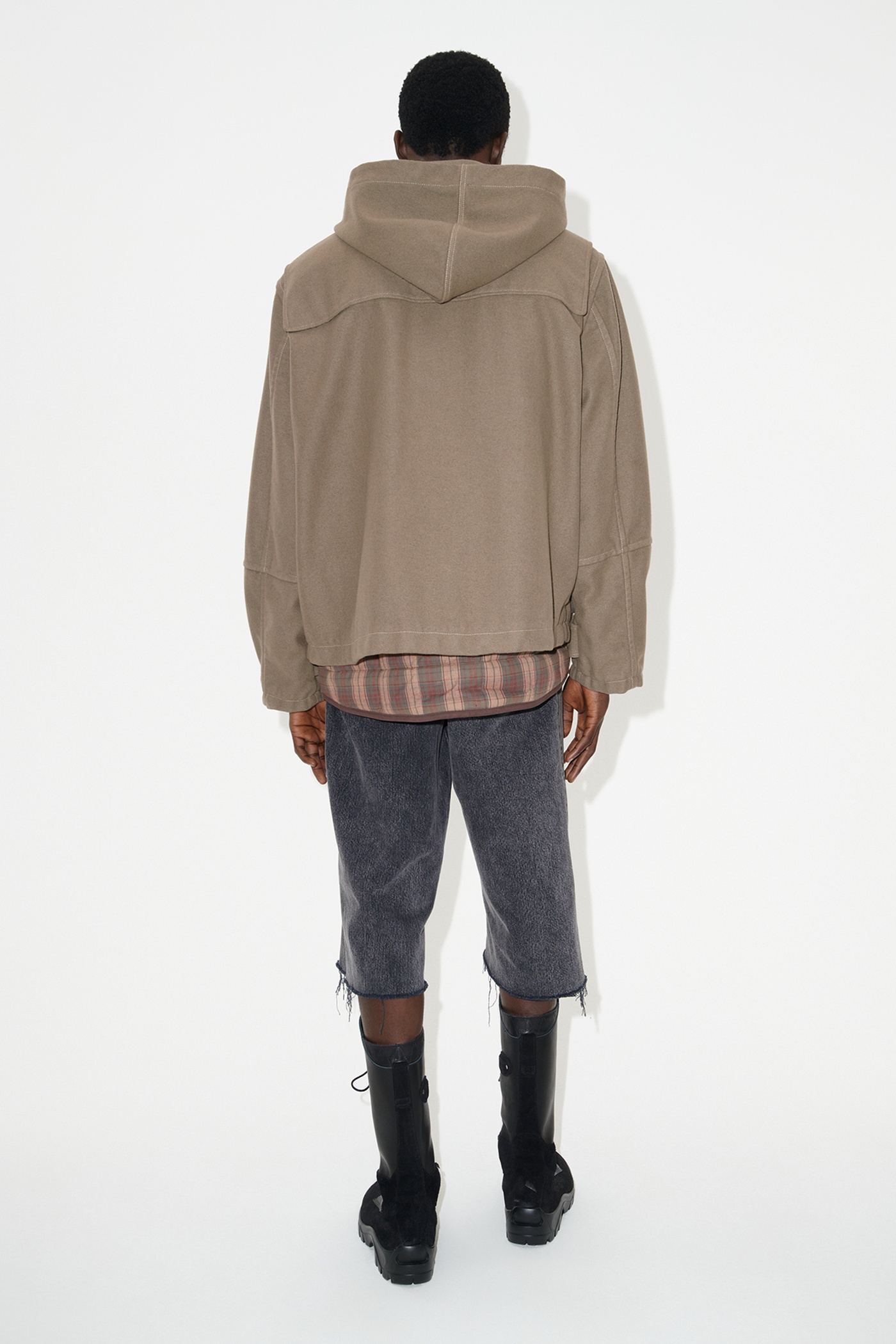 【23aw】CROPPED DUFFEL Peafowl Bath Wool Our Legacy - Cropped Duffel Peafowl Bath Wool