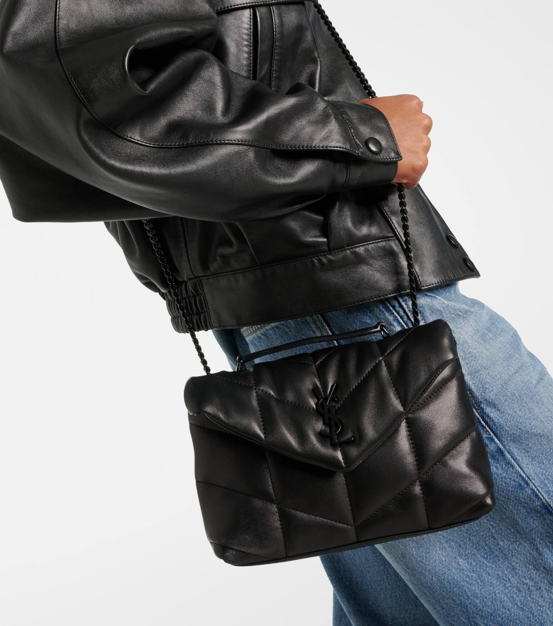 Puffer Toy leather shoulder bag - 2