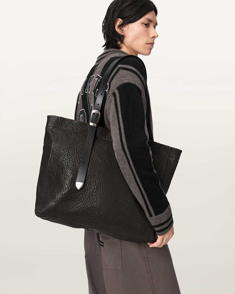 ALLSAINTS HAVEN LEATHER TOTE BAG outlook