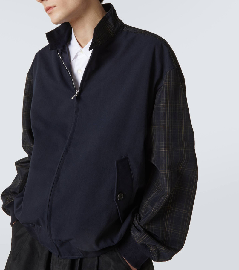 Linen-blend twill blouson 5