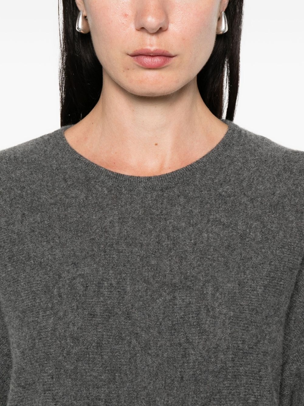 short-sleeve cashmere top - 5