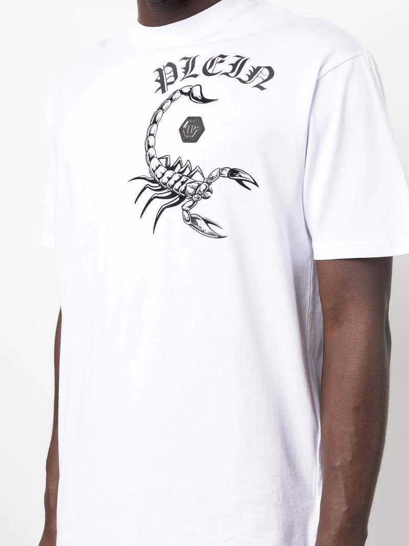 chest logo-print detail T-shirt 5