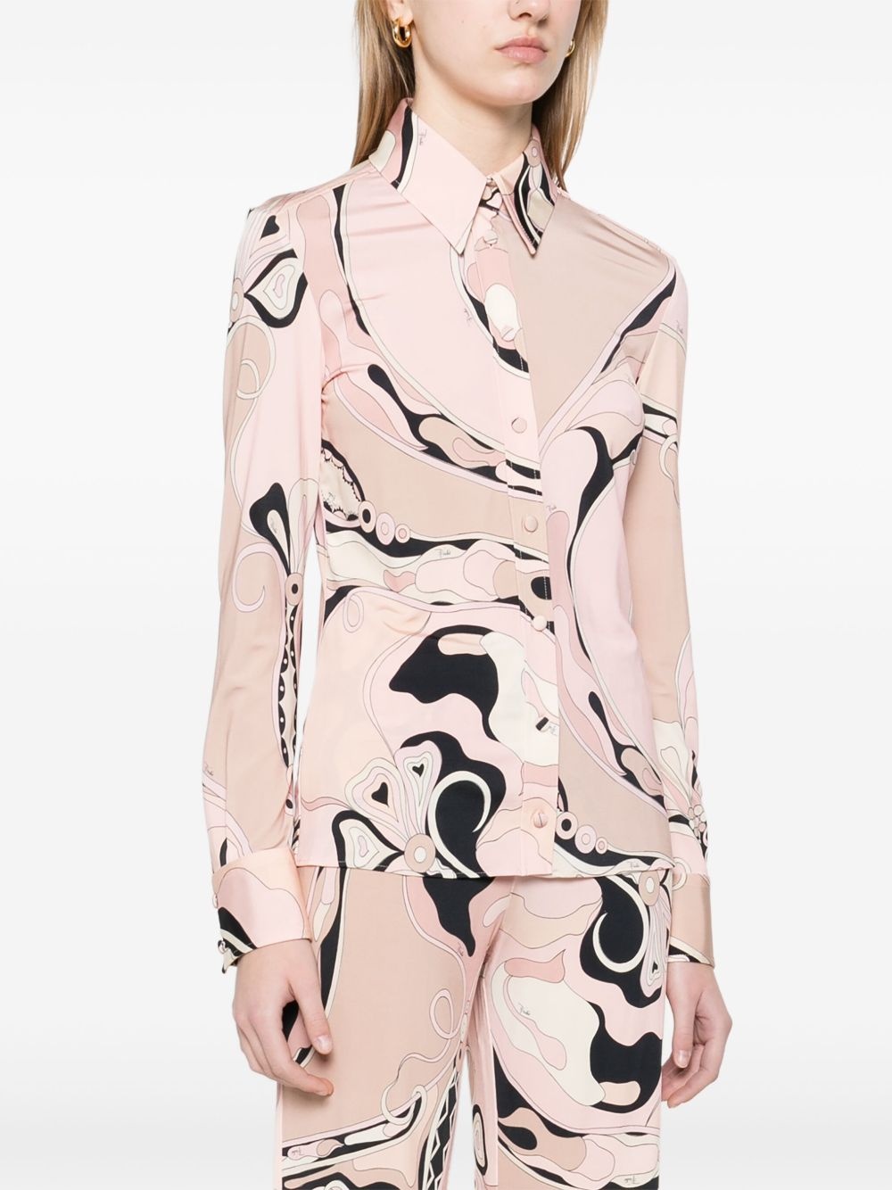 Orchidee-print shirt - 3