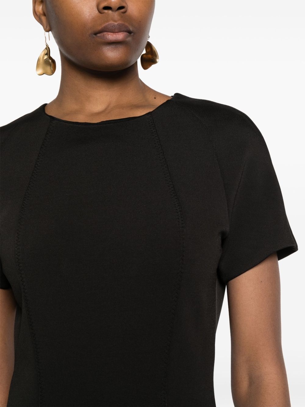 stretch-design midi dress - 5