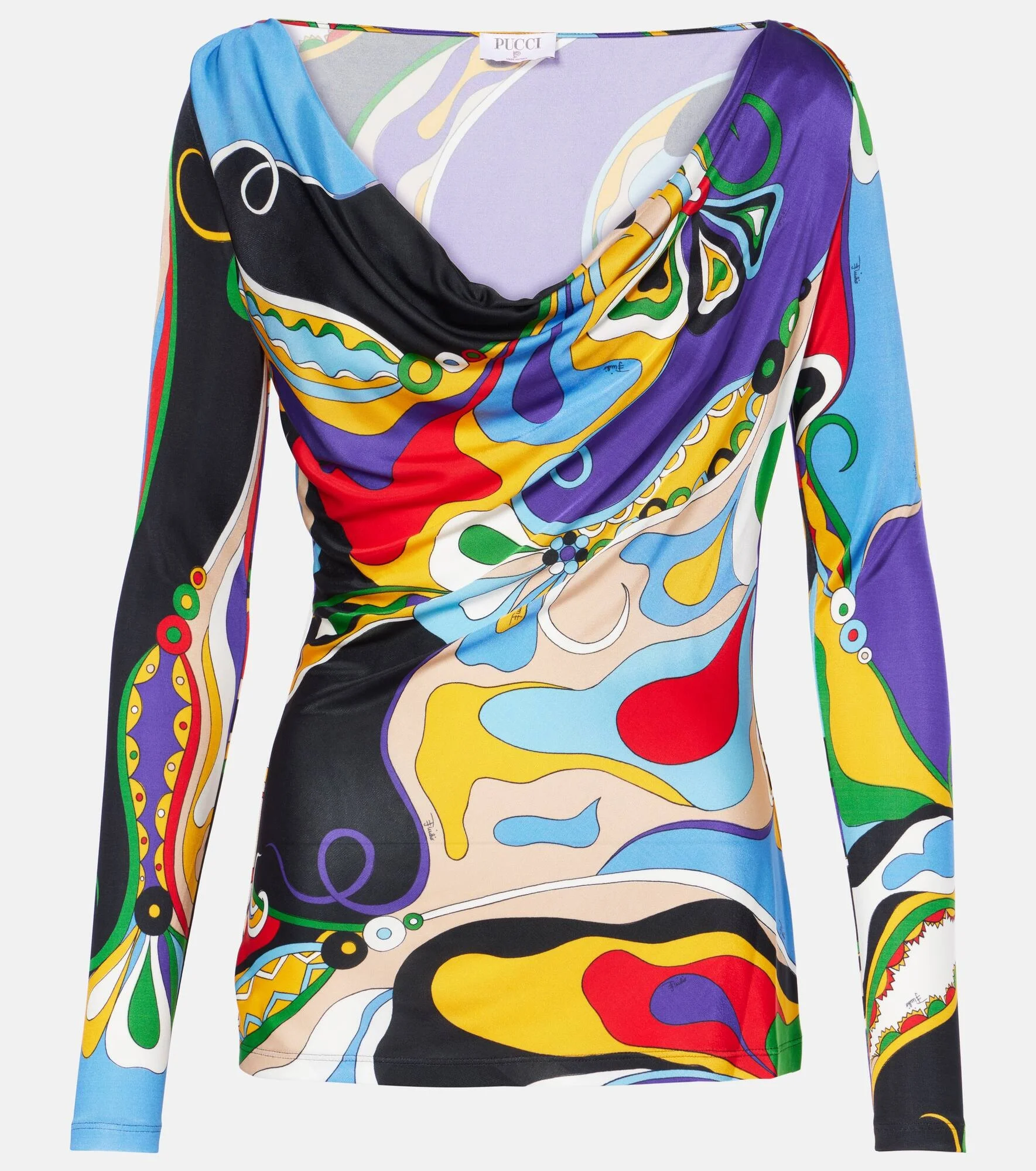 Orchidee jersey blouse - 1