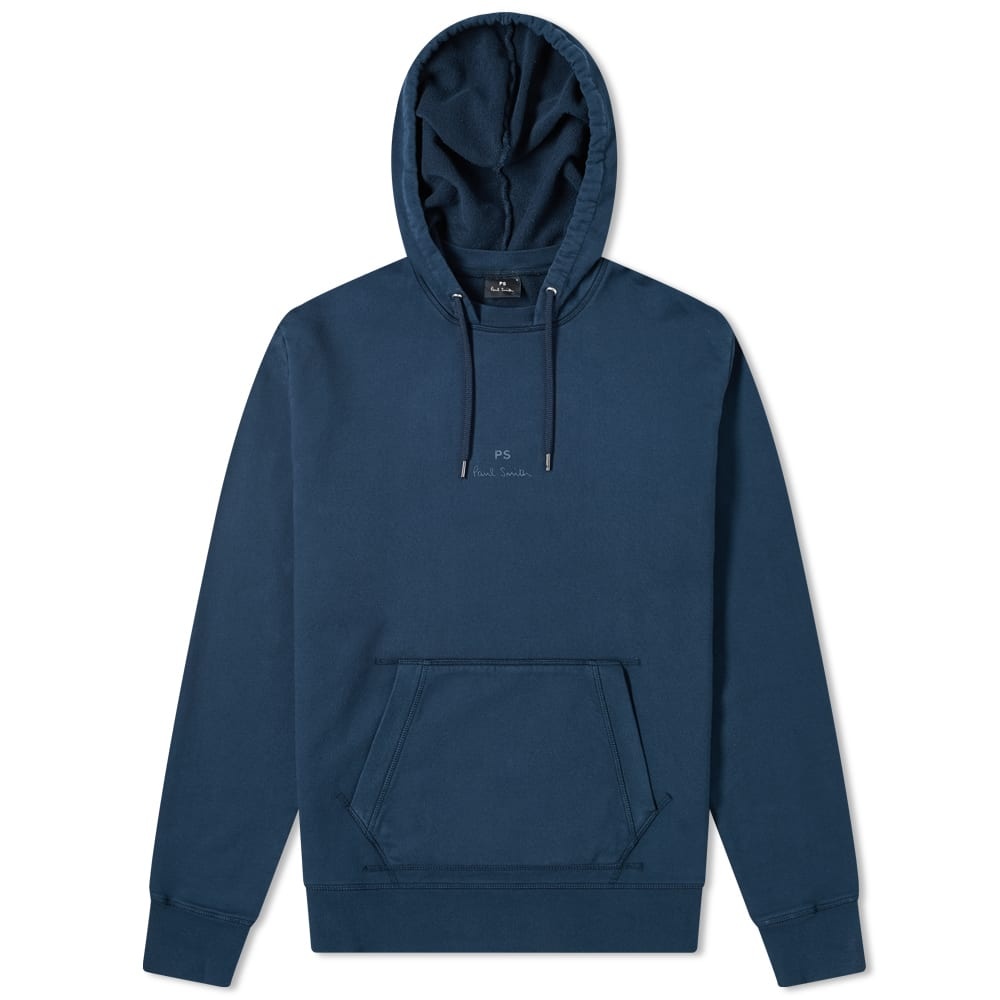 Paul Smith Garment Dyed Logo Hoody - 1