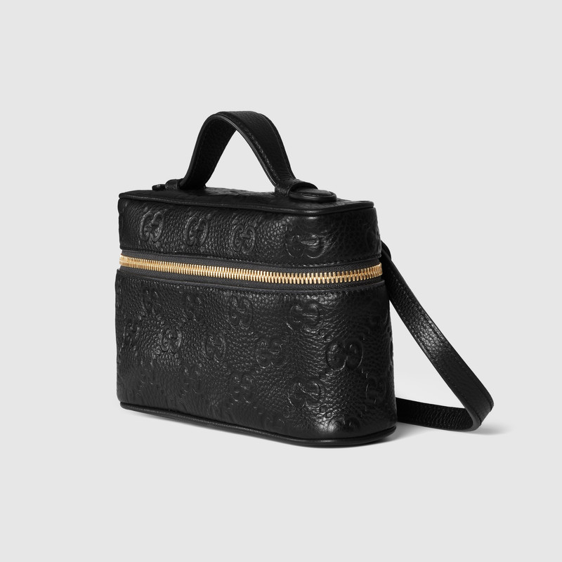 GUCCI GG Emblem super mini bag outlook