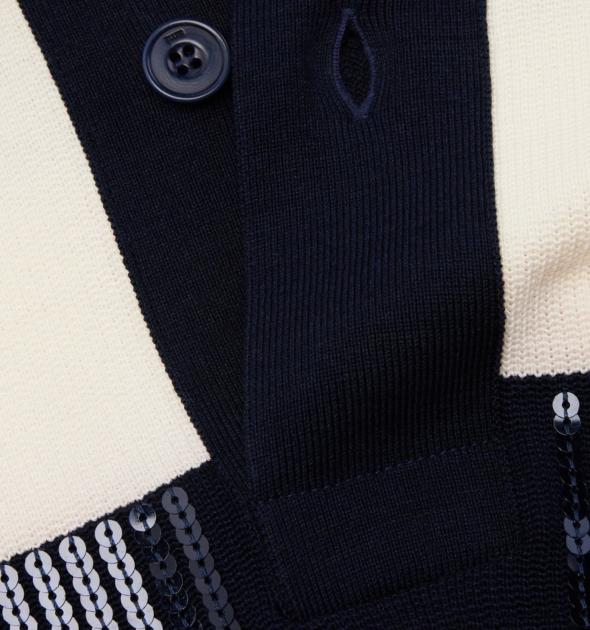 Sequined Embroidered Polo - 4
