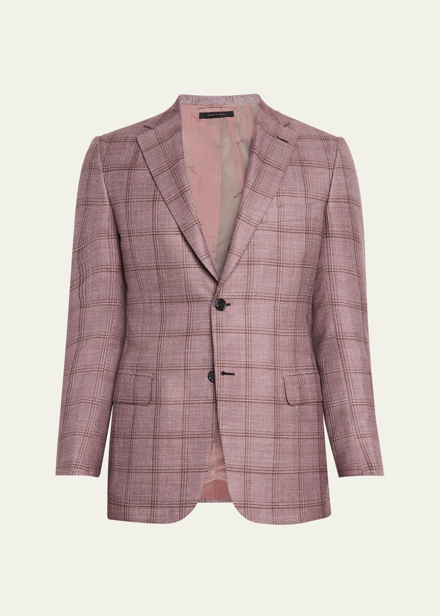 Men's Tonal Plaid Sport Coat - 1