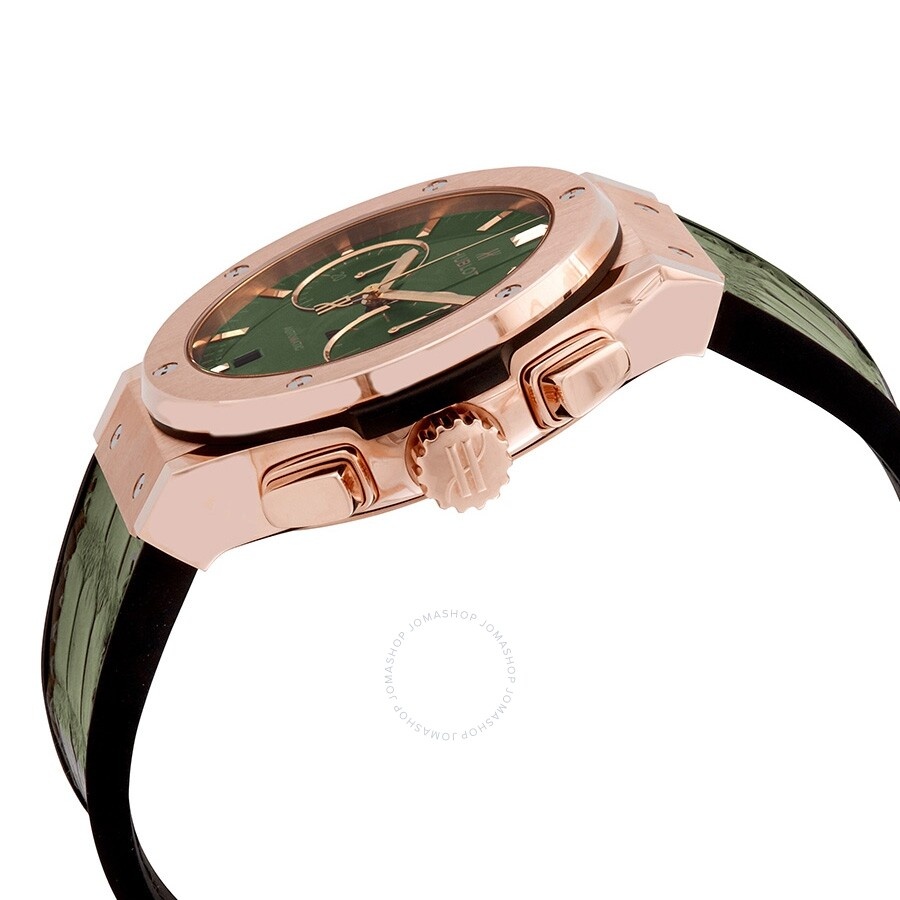 Hublot Classic Fusion Chronograph Automatic Green Sunray Dial Men's Watch 521.OX.8980.LR - 2