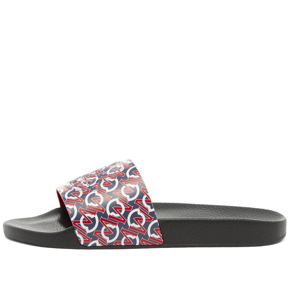 Moncler Basile All Over Logo Pool Slide - 2