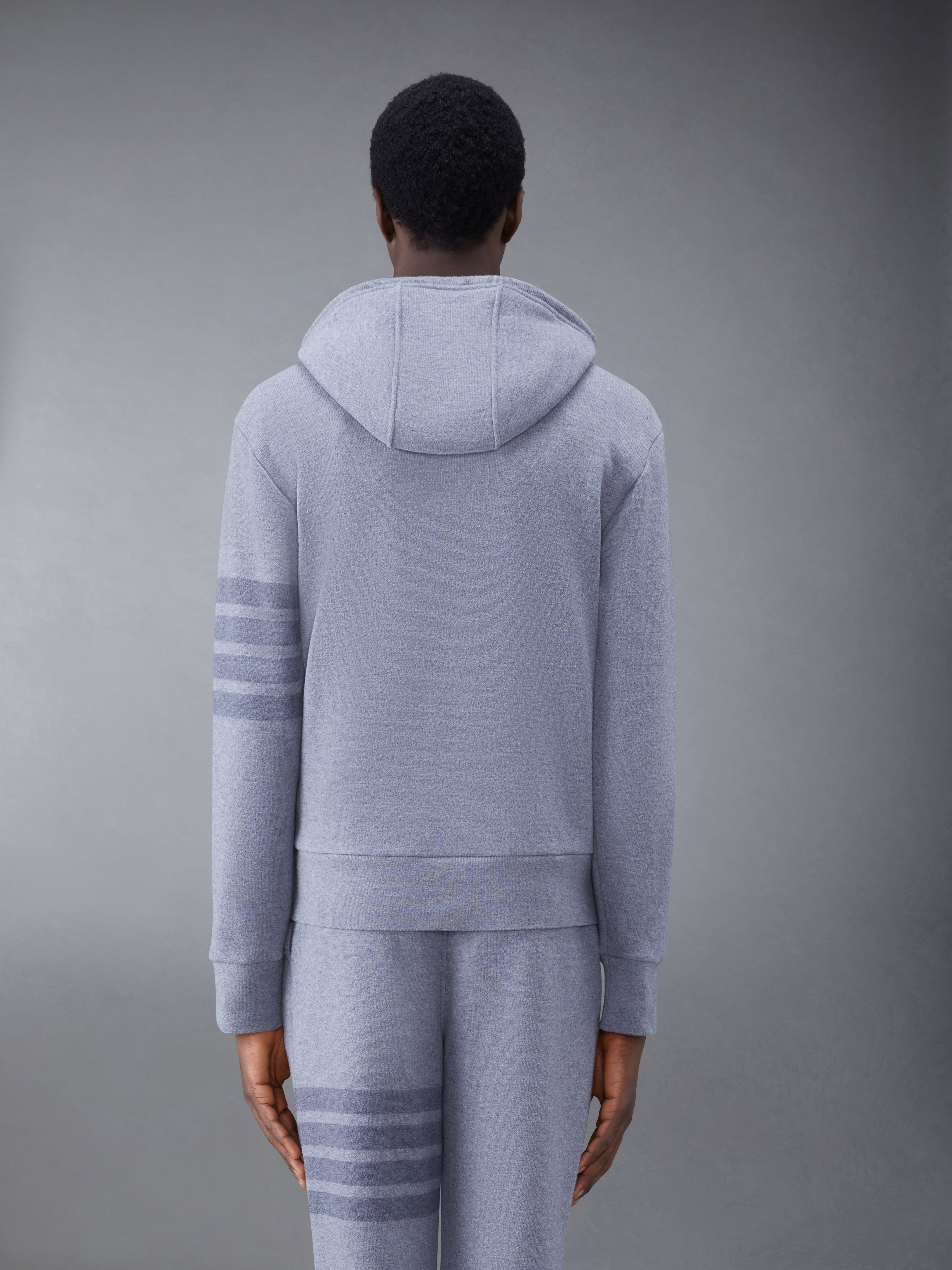 Wool Loopback 4-Bar Hoodie Pullover - 2