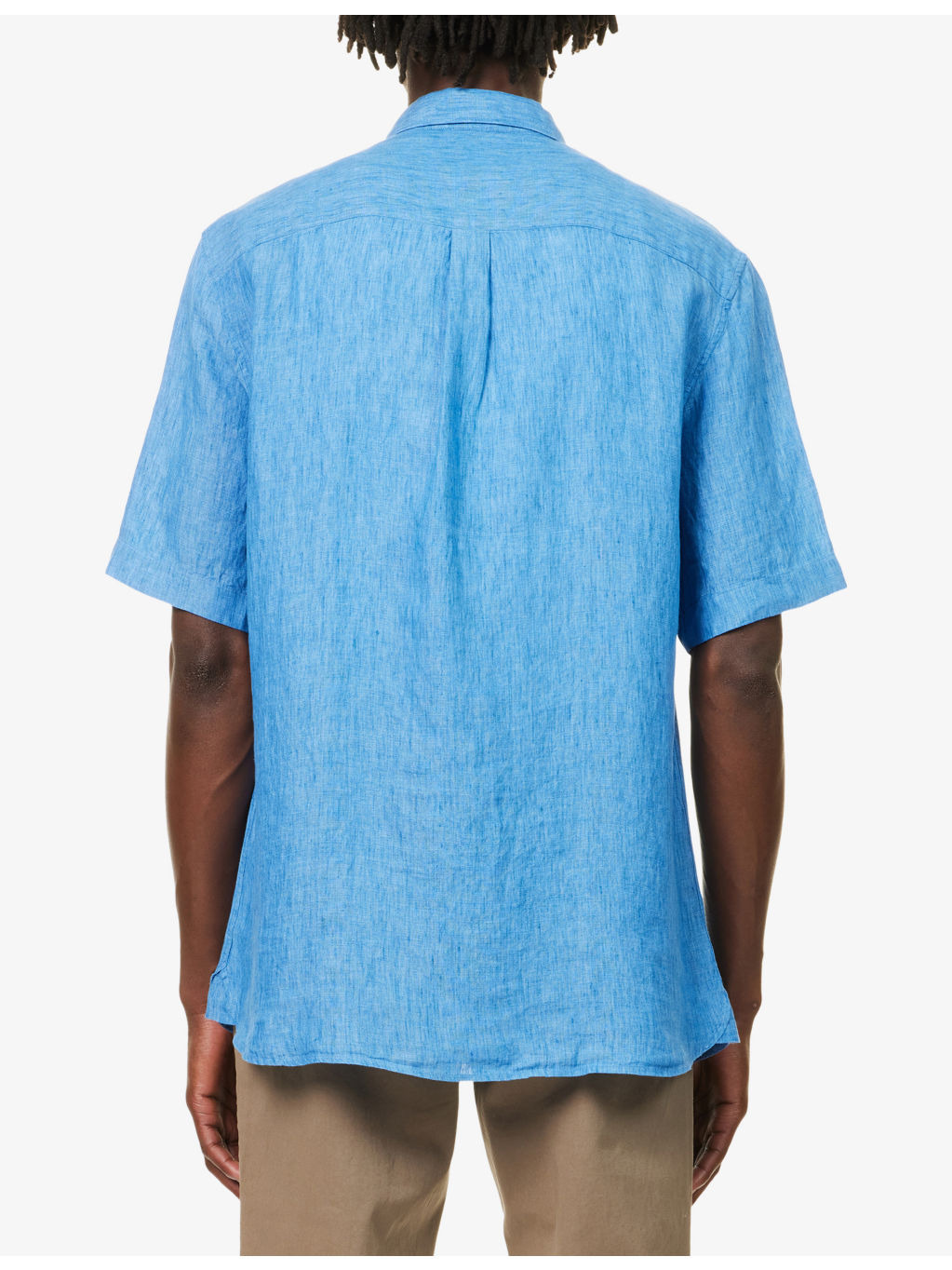 Patch-Pocket Relaxed-Fit Linen Shirt - 4