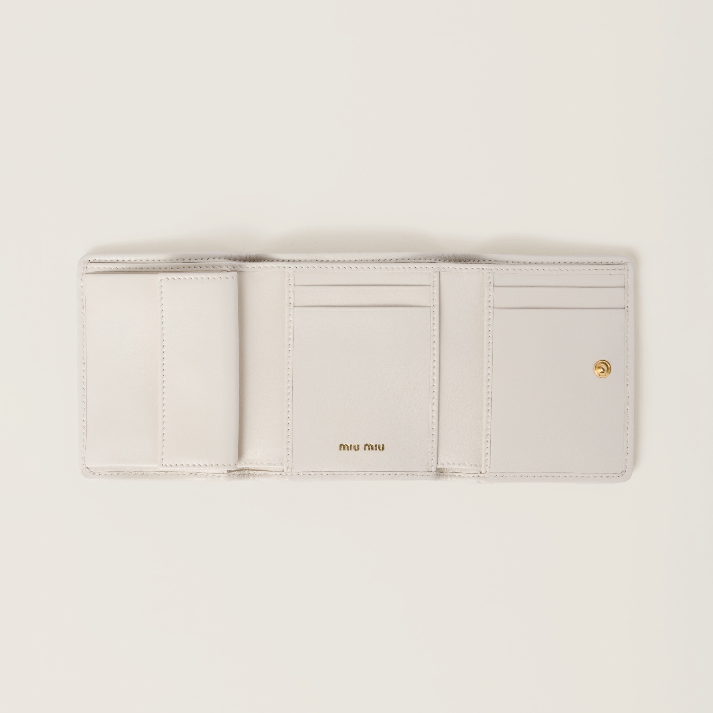 Small matelassé nappa leather wallet - 2